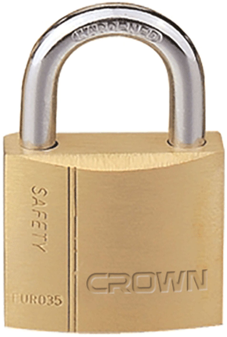 Замок навісний латунний CROWN CESL-BA40, 40 мм