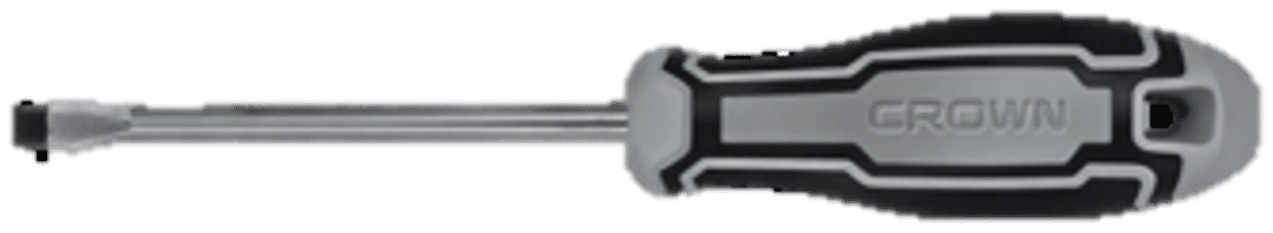 Flat slotted screwdriver CROWN CPHDS-BS0820, 8×200 mm
