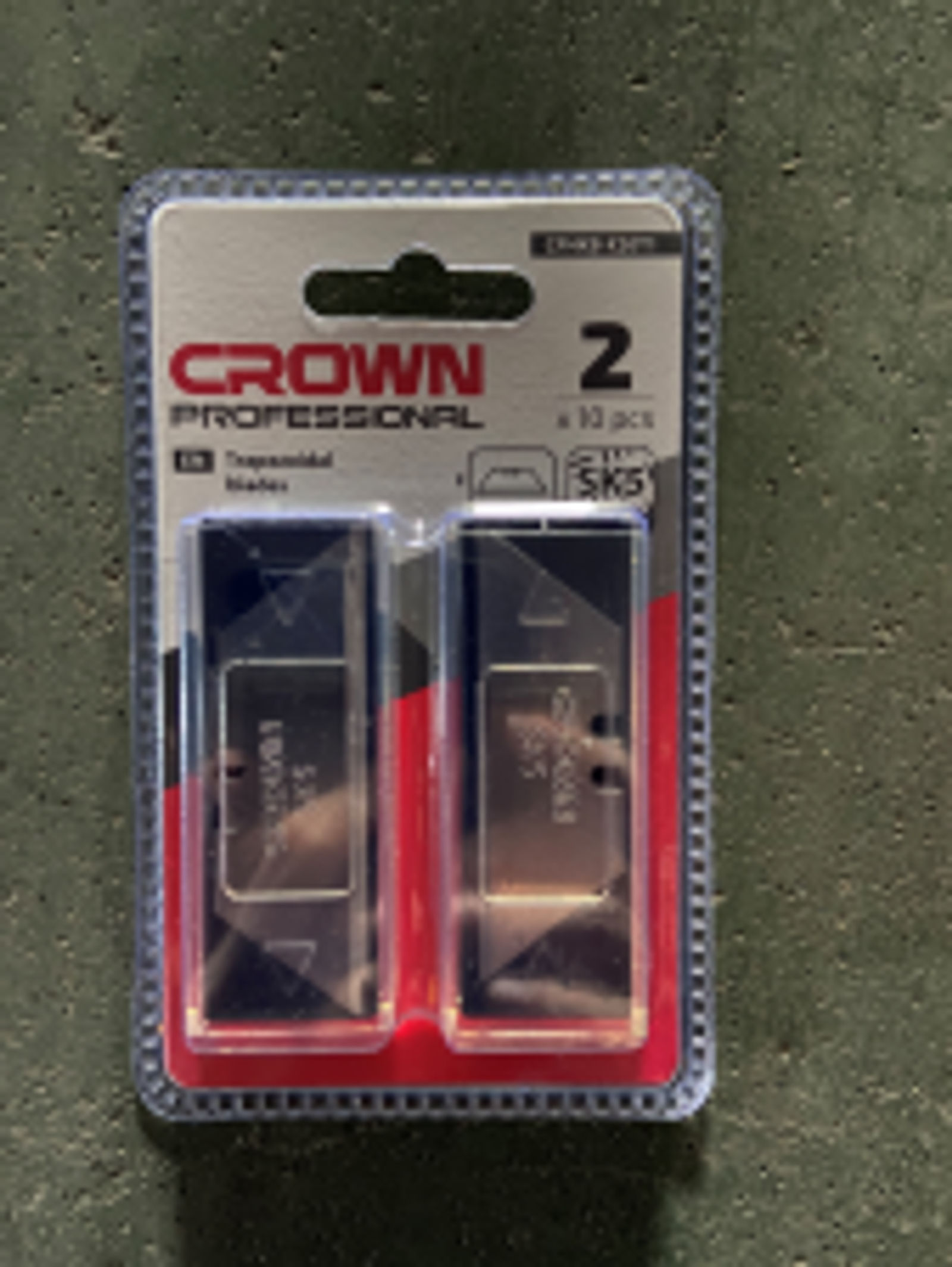 Лезвия трапециевидные CROWN CPHKB-X20T1, SK5, 20 шт