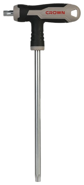 T-handle Torx key CROWN CPHOH-TTMA20100, T20×100 mm