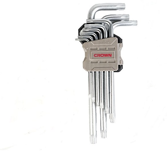 Torx key set CROWN CPHOK-TMBX09, 9 pieces