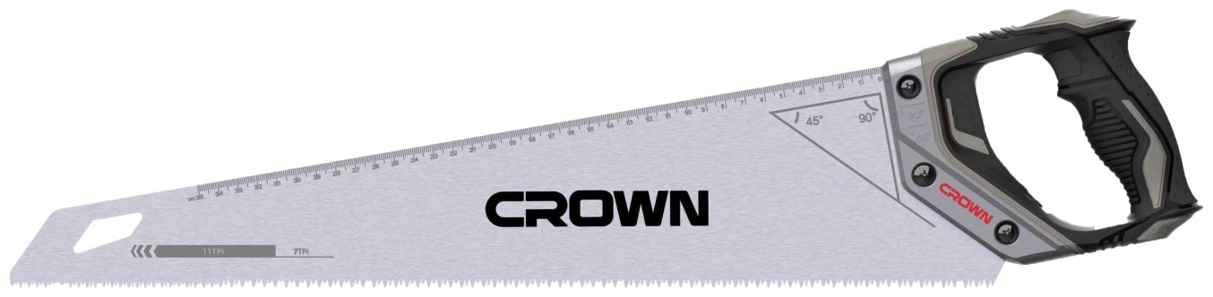 Ножівка по дереву CROWN CPHSD-BIC20, 500 мм, 7 TPI