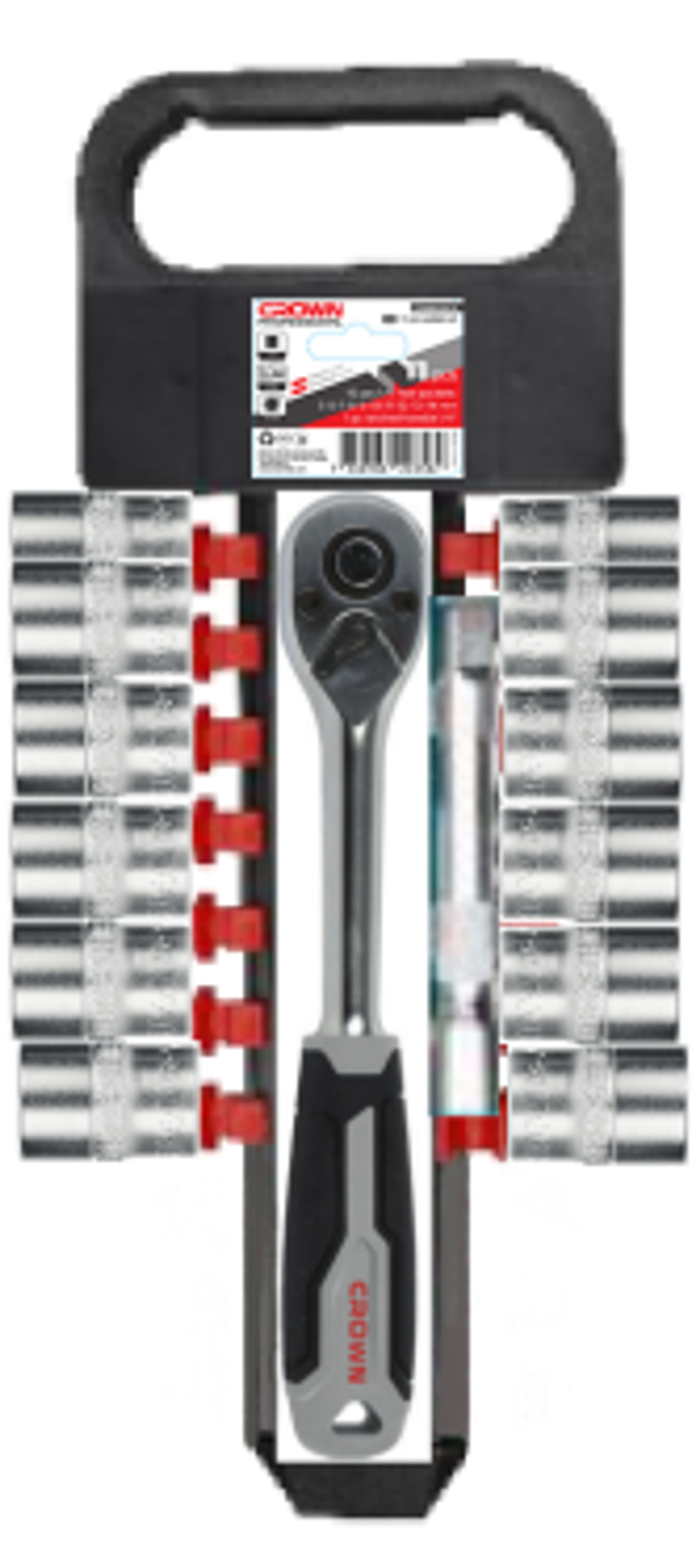 Набор торцевых головок CROWN CPHSW-RXB12, 12 шт, 1/2"