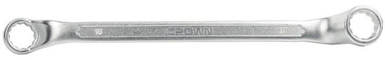 Ключ накидний двосторонній CROWN CPHWR-A2123, 21×23 мм
