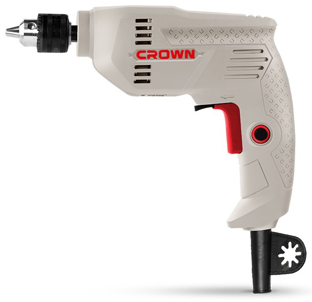 Дриль електричний CROWN CT10125C, 300 Вт, 6.5 мм
