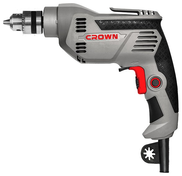 Дриль електричний CROWN CT10143C, 550 Вт, 10 мм