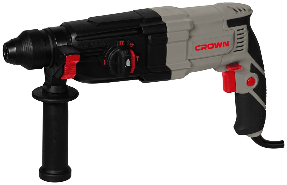 Rotary hammer CROWN CT18212 BMC, 900 W, 28 mm, 3.4 J