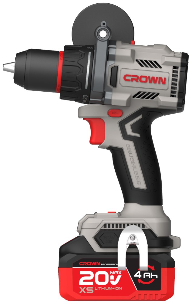 Акумуляторний дриль-шуруповерт CROWN CT21152XMS-4 BMC