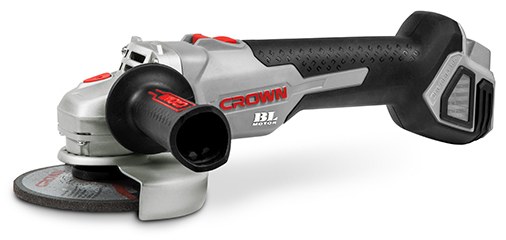 Аккумуляторная бесщёточная углошлифовальная машина CROWN CT23001-100HX-4 BMC, 100 мм
