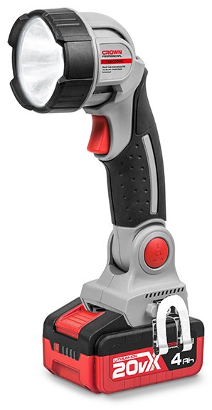 Cordless work light CROWN CT26008HX-2S, 20 V