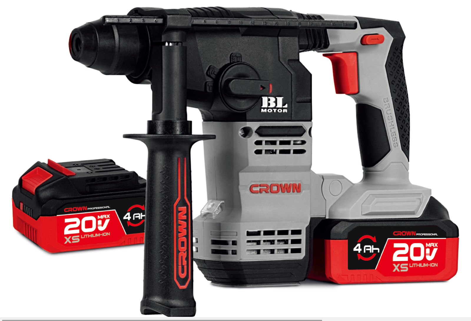 Аккумуляторный перфоратор CROWN CT28001XS