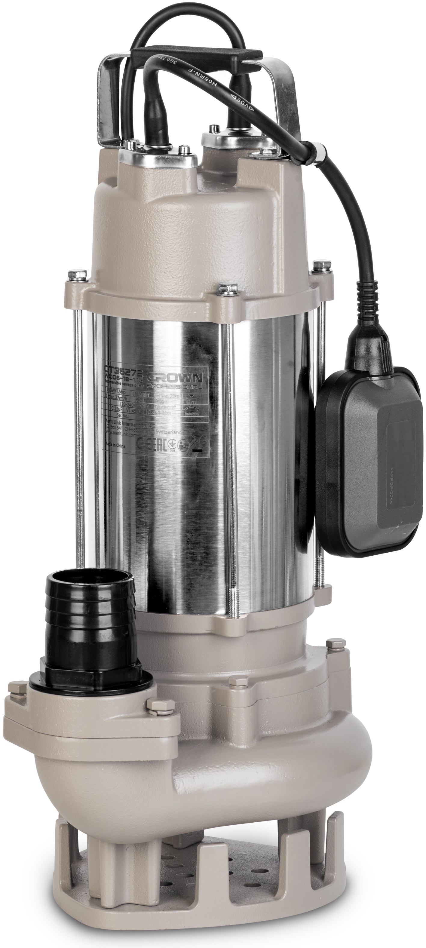 Фекальний насос CROWN CT35272