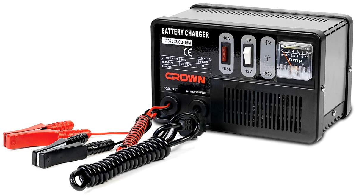 Зарядное устройство для аккумуляторов CROWN CT37003