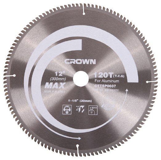 Диск пиляльний по алюмінію та ПВХ CROWN CTTSP0040