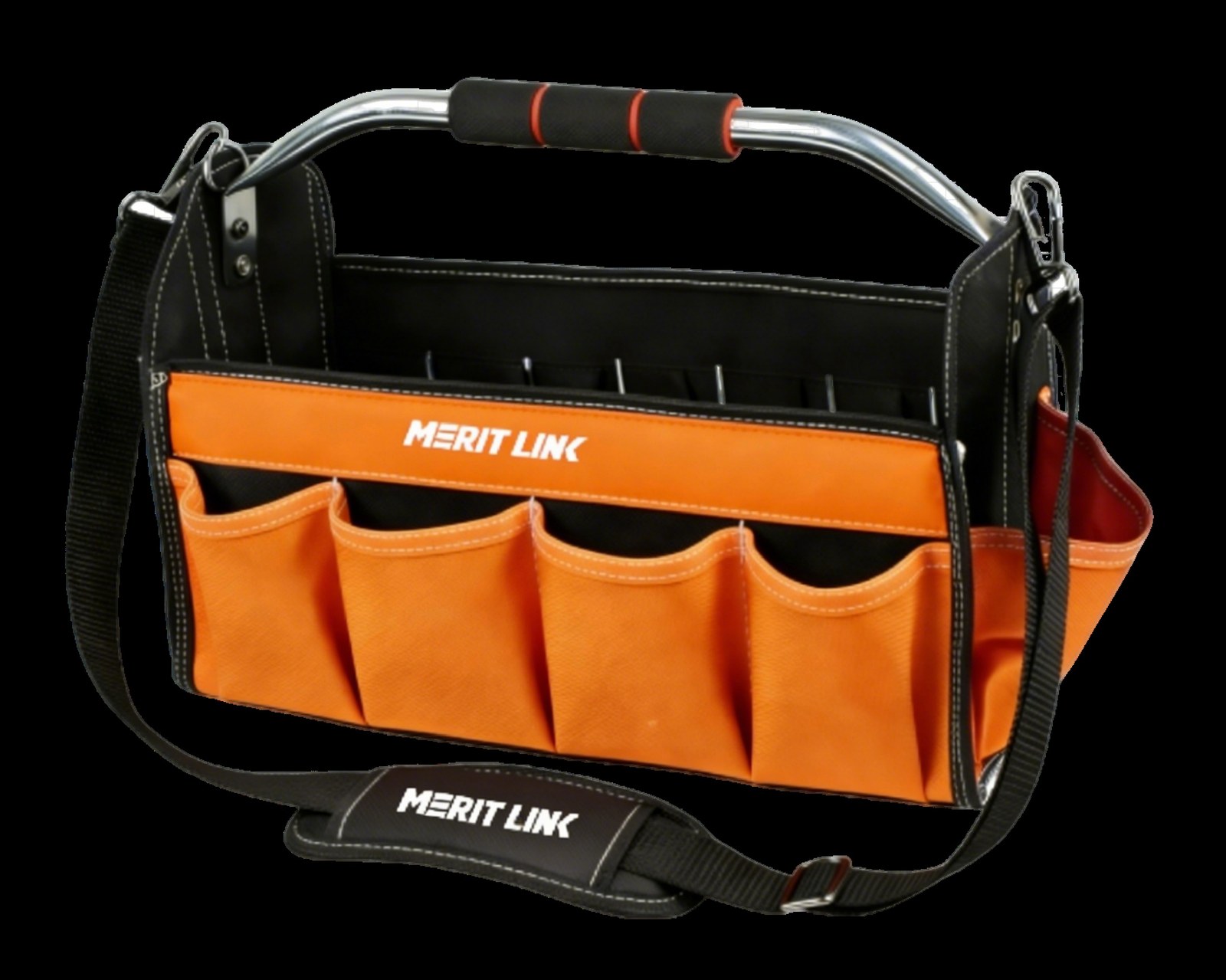 Foldable tool bag with tubular handle CROWN 16"