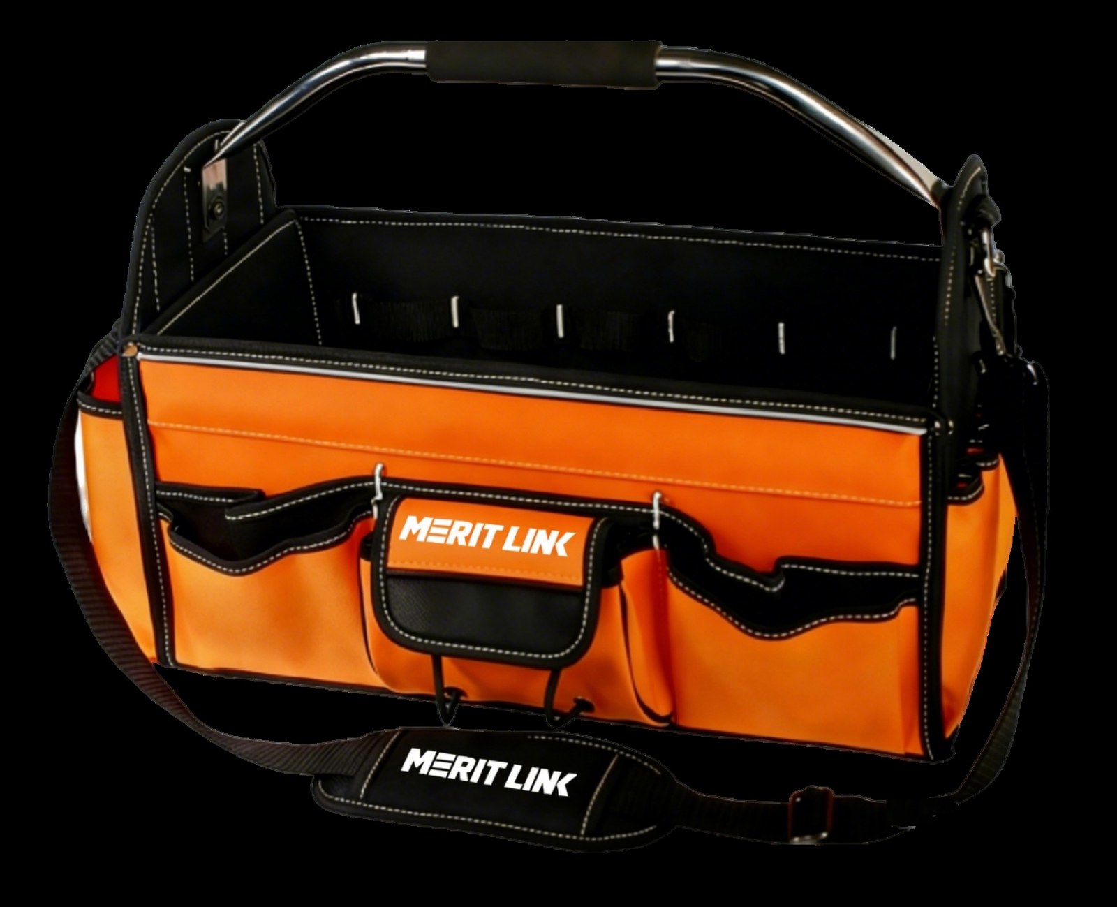 Foldable tool bag with tubular handle CROWN 18"