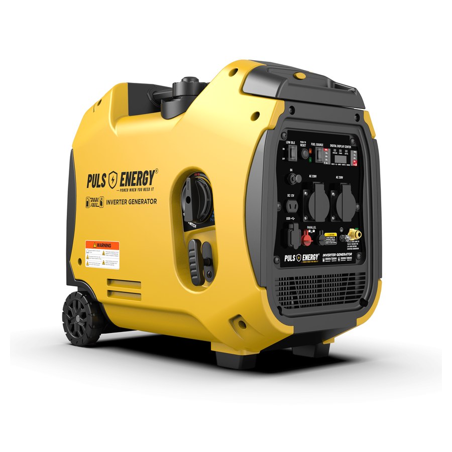 Inverter generator PULS ENERGY PG3500iCD, 3.2 kW, petrol/LPG